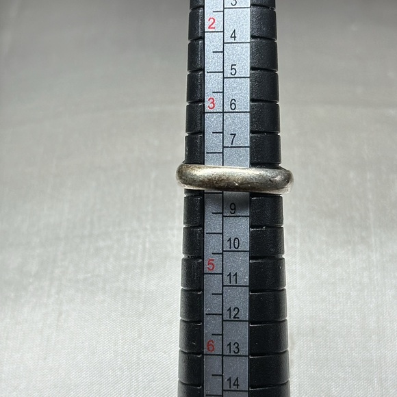 Vintage Zuni Native 4 Turquoise Pointed MOP Mother of Pearl, Coral Silver Ring - Picture 4 of 7